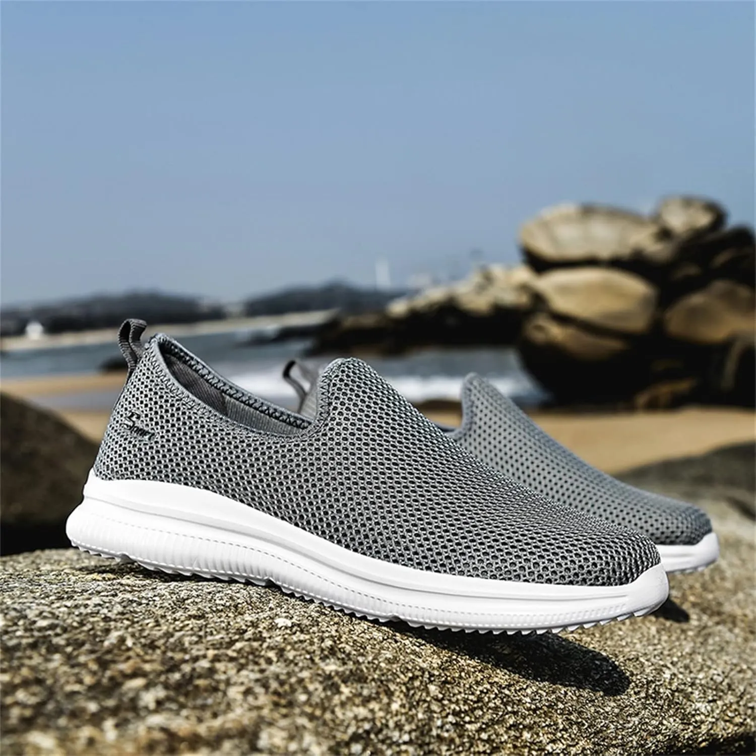 Women's Slip On Walking Shoes Running Comfortable Slip On Shoes Women Lightweight Casual Shoes Slip On Walking Sneakers Black Tennis Shoe Trainers Shoe