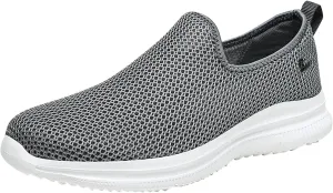 Women's Slip On Walking Shoes Running Comfortable Slip On Shoes Women Lightweight Casual Shoes Slip On Walking Sneakers Black Tennis Shoe Trainers Shoe