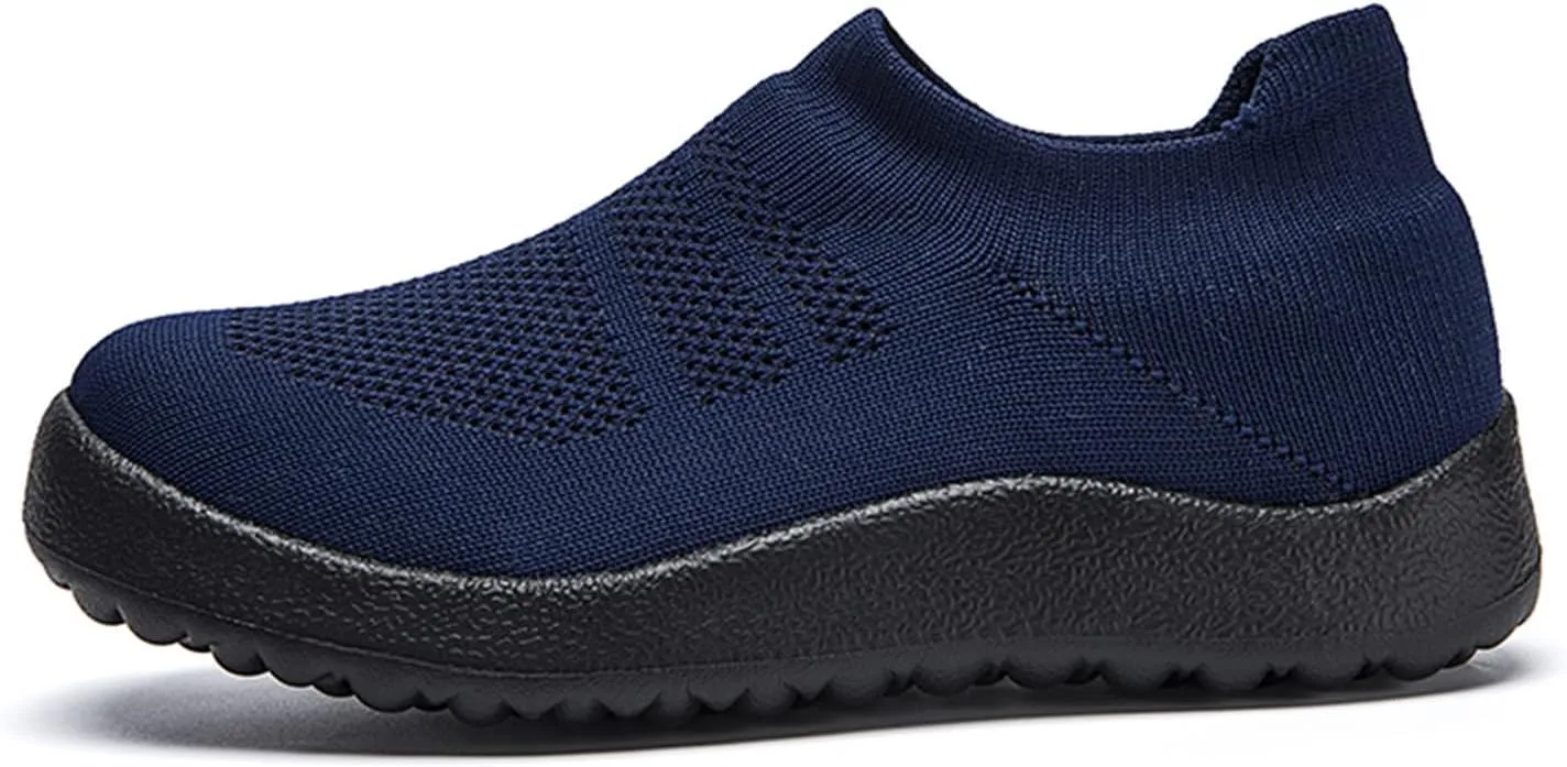 Women's Slip on Walking Shoes Tennis Lightweight Gym Walking Shoes Women Lightweight Slip On Shoes Casual Brown Sneakers Platform Tennis Shoe Cross Trainer Shoe
