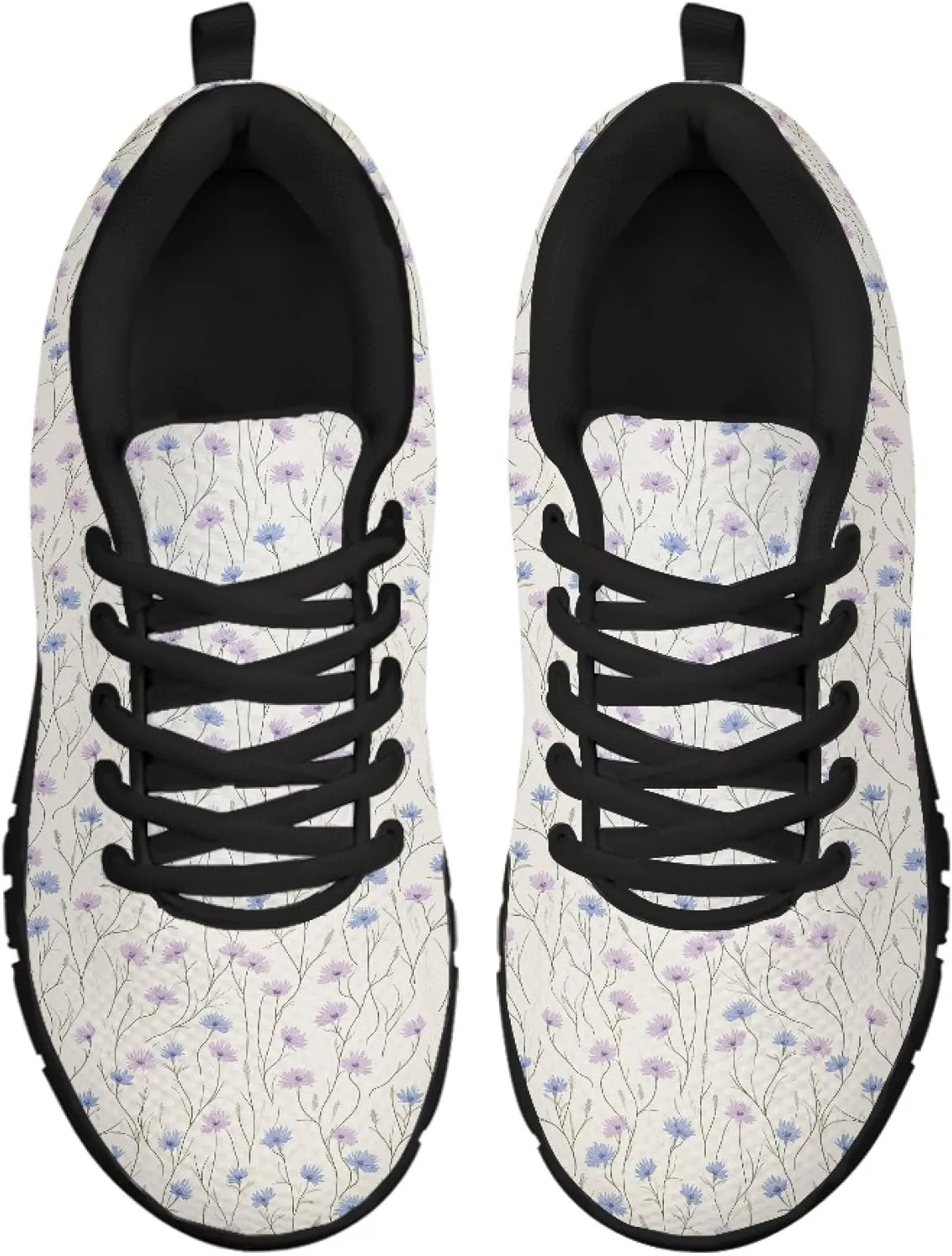 Womens Sports Trainer Running Shoes for Teens Causal Travel Sneaker Outdoor Walking Low Heel Lace up Breathable Flexible