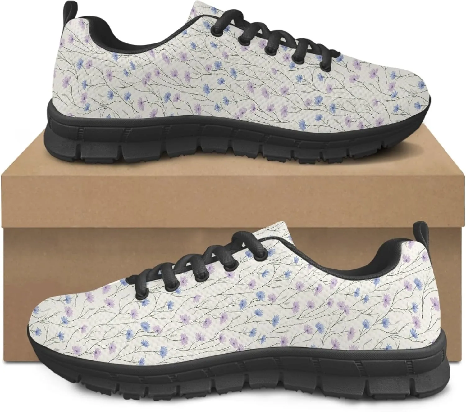 Womens Sports Trainer Running Shoes for Teens Causal Travel Sneaker Outdoor Walking Low Heel Lace up Breathable Flexible