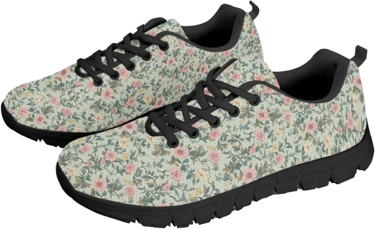 Womens Sports Trainer Running Shoes for Teens Causal Travel Sneaker Outdoor Walking Low Heel Lace up Breathable Flexible