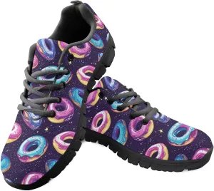 Women's Sports Trainer Running Sneakers Adults Causal Travel Shoes Outdoor Walking Low Heel Lace up Shoe Breathable Flexible for Lady