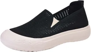 Womens Tennis Shoes Jogging Casual Slip On Shoes Fashion Sneakers 2025 Running Sneakers Comfortable Memory Foam Slip On Tennis Shoe Loafers Casual Slip On
