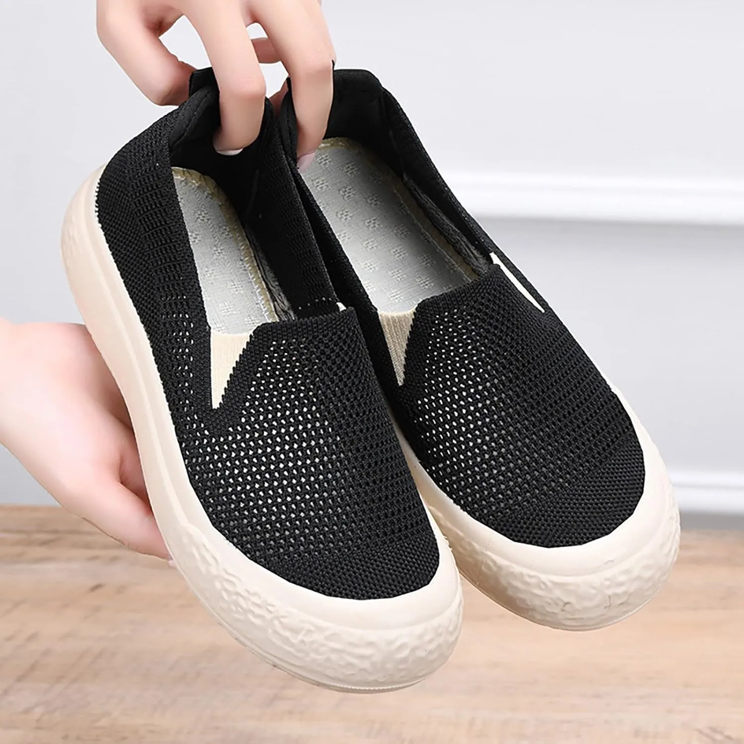 Womens Tennis Shoes Jogging Casual Slip On Shoes Fashion Sneakers 2025 Running Sneakers Comfortable Memory Foam Slip On Tennis Shoe Loafers Casual Slip On
