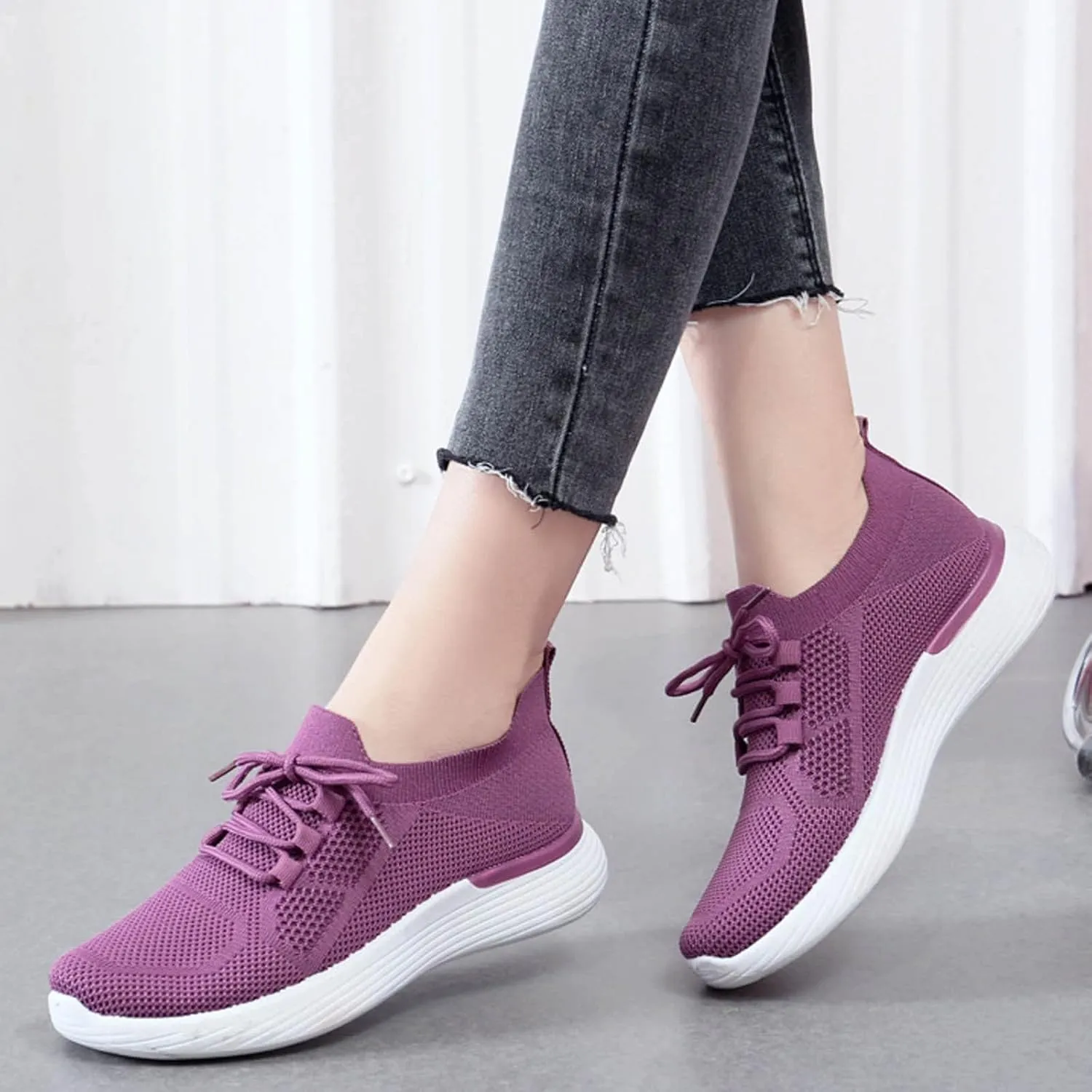 Womens Trail Running Shoes 7.5 Wide Womens Running Shoes Size 9.5 White Womens Non Slip Winter Shoes Womens Shoes 7.5 Wide Width Sneakers All Black Tennis Shoes for Women Slip On