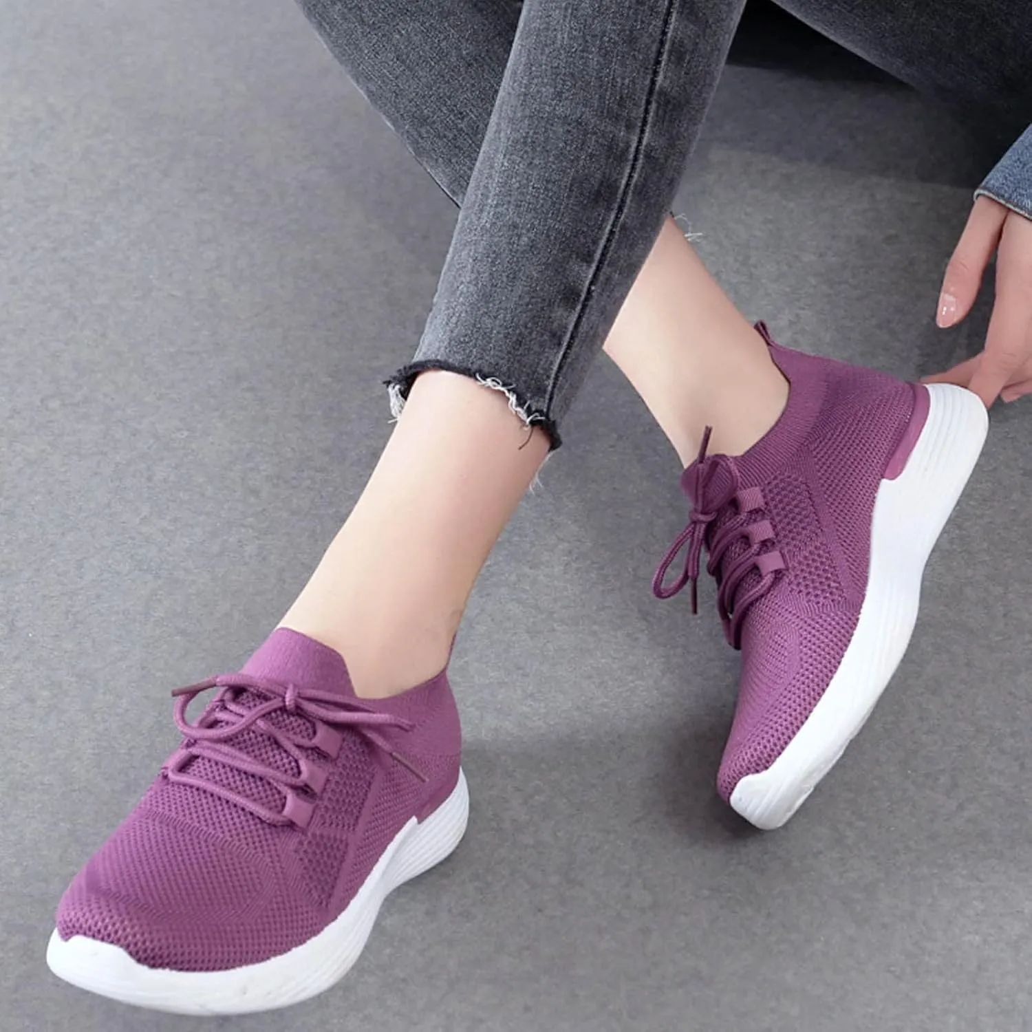 Womens Trail Running Shoes 7.5 Wide Womens Running Shoes Size 9.5 White Womens Non Slip Winter Shoes Womens Shoes 7.5 Wide Width Sneakers All Black Tennis Shoes for Women Slip On
