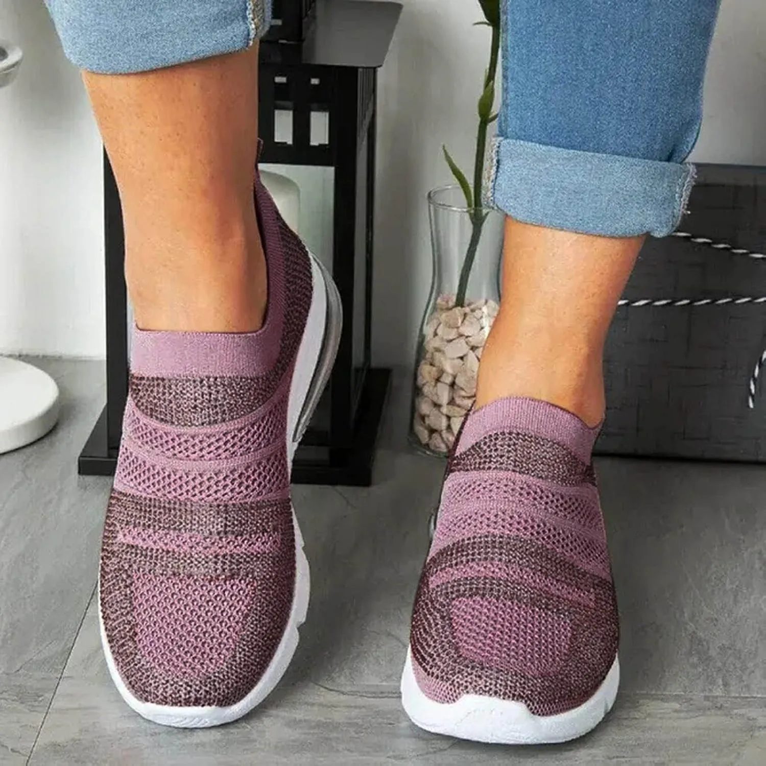 Womens Walking Shoes with Support Black On Black Walking Shoes Women Wide Feet Black Shoes Women Casual High Tops Wedge Sneakers for Women Dressy Size 10 Women Walking Shoes Slip On