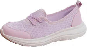 Womens Walking Sneakers Women Lace Up Shoes Flats Casual Shoes Lightweight Work Shoes Breathable Slip Work Trainers