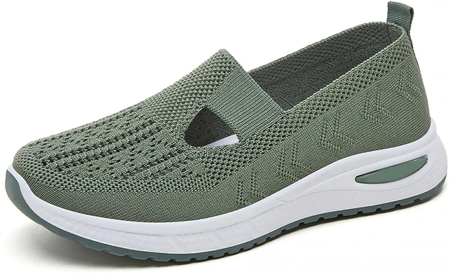 Women's Woven Orthopedic Breathable Soft Shoes Slip On Shoes Women Slip On Women's Casual Shoes Platform Sneakers Brown Tennis Shoe Loafers Casual Slip On